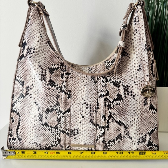 Brahmin Tabitha Beige Sandcastle Leather Shoulder NWT - Picture 13 of 15